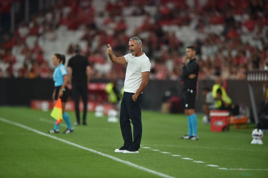 Ivo Vieira, treinador do Tondela, no Estádio da Luz