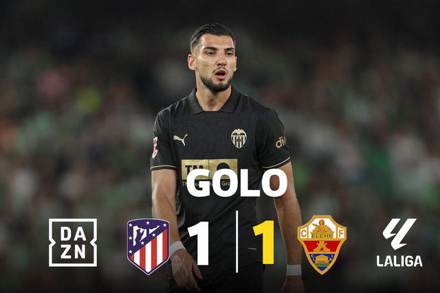 Elche não tardou a responder ao Atlético Madrid