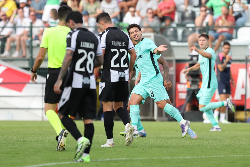 Pedro Gonçalves foi a figura do jogo entre Sporting e Nacional