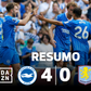 Autogolo caricato de ex-Benfica lança goleada do Brighton ao Aston Villa (resumo)
