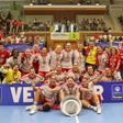 Benfica celebrou a sexta Supertaça do historial do andebol feminino do clube (foto SL Benfica)