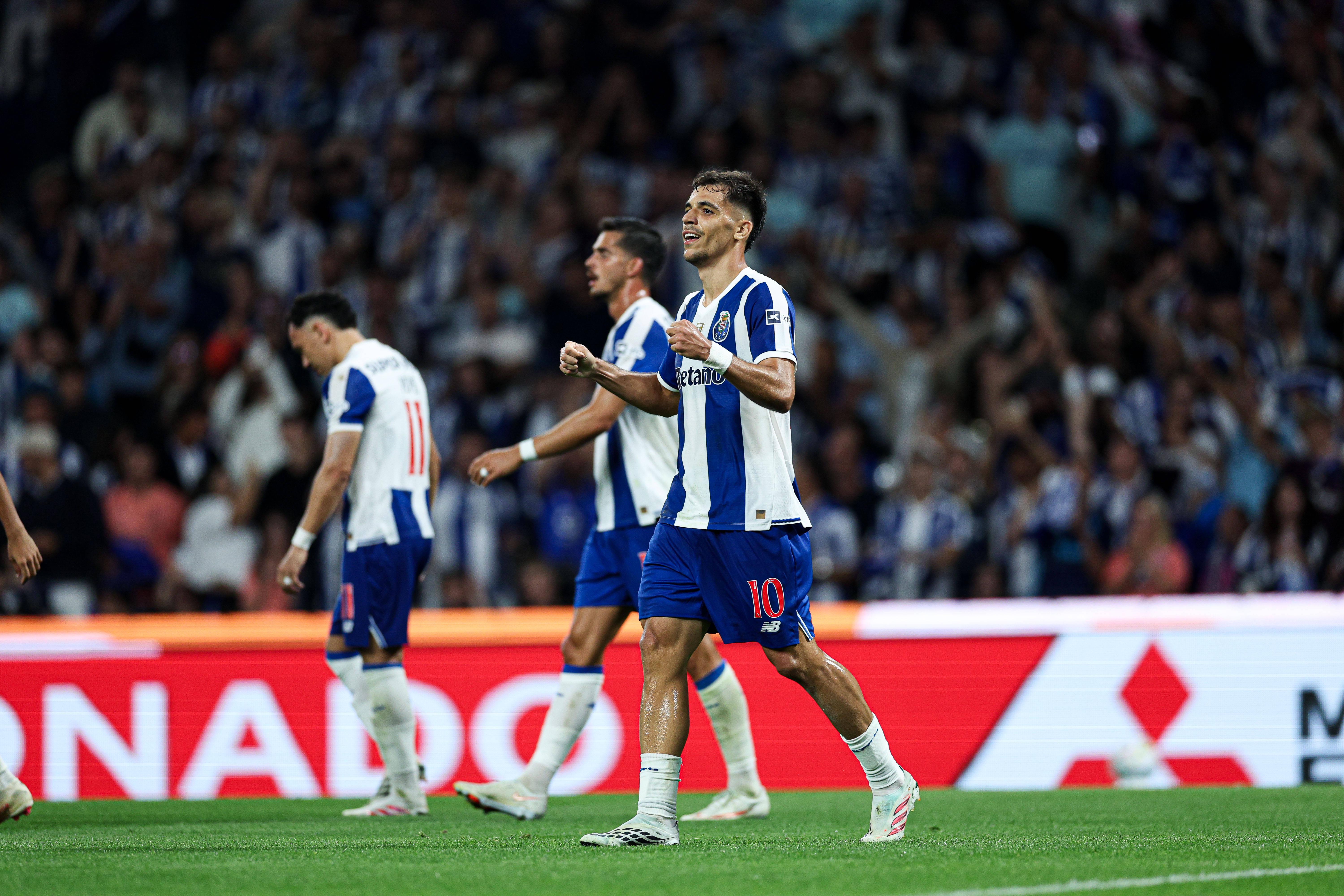 Dedicatória de Gabri Veiga no FC Porto-Arouca - Foto: Imago