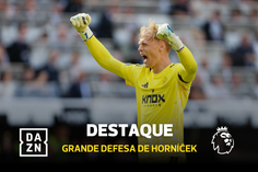 Que defesa! Hornicek já brilha na Premier League contra o Liverpool