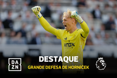 Que defesa! Hornicek já brilha na Premier League contra o Liverpool