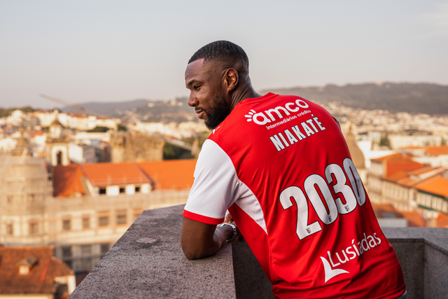 Niakaté cumpre a quinta temporada nos arsenalistas. Foto: SC Braga