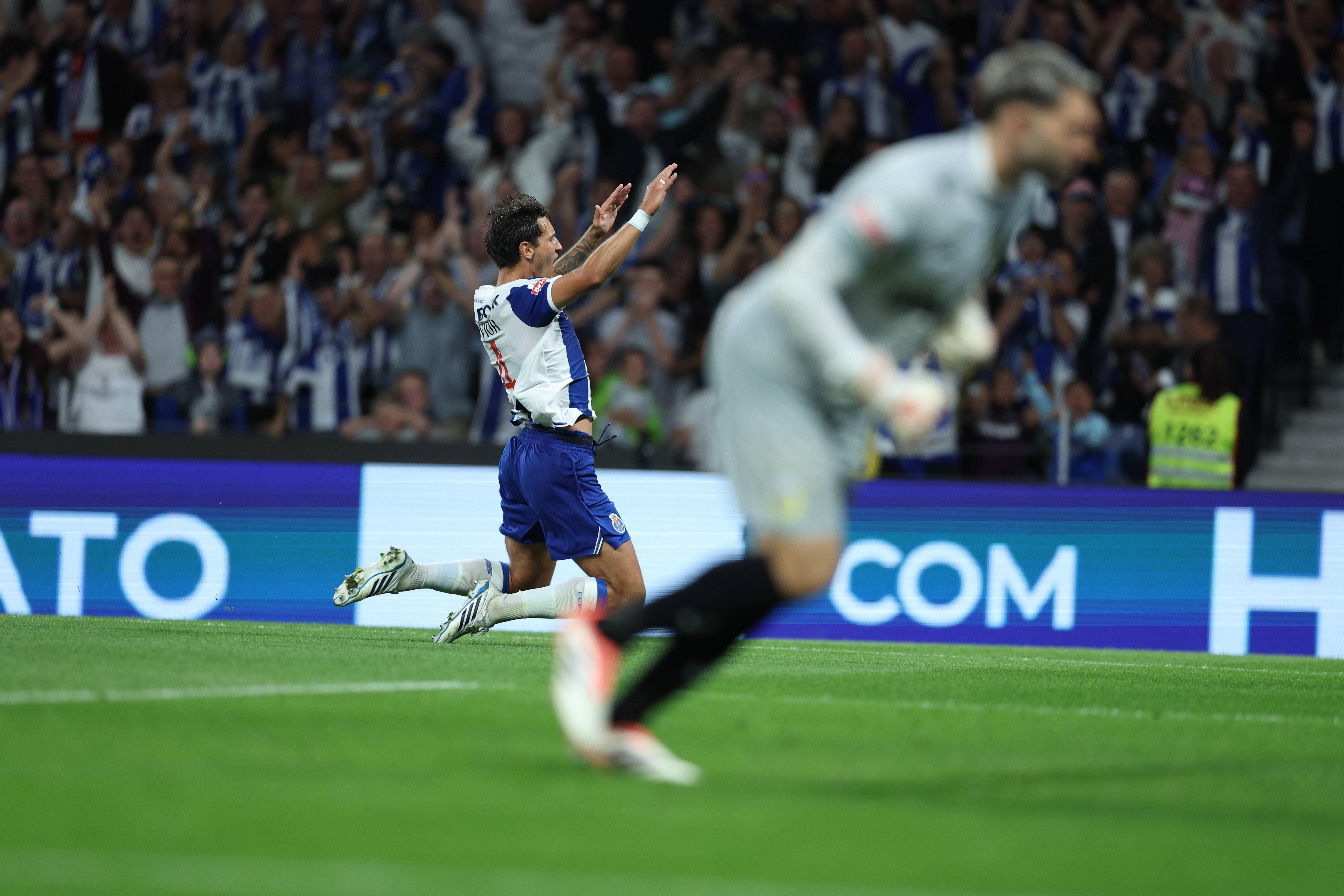 Festejo de Kiwior no FC Porto-Arouca - Foto: Imago