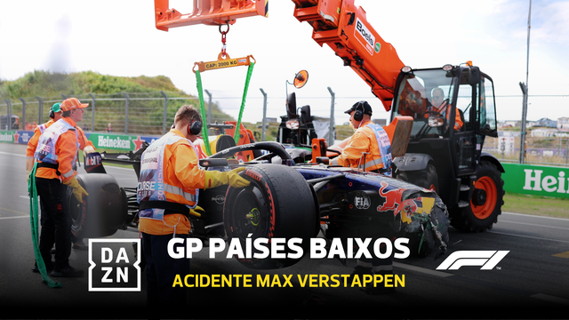 Brutal acidente de Verstappen interrompeu GP dos Países Baixos