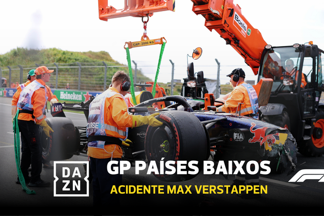 Brutal acidente de Verstappen interrompeu GP dos Países Baixos
