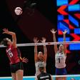 Seleção feminina de voleibol perdeu com a belga (foto FPV)