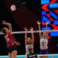 Seleção feminina de voleibol perdeu com a belga (foto FPV)