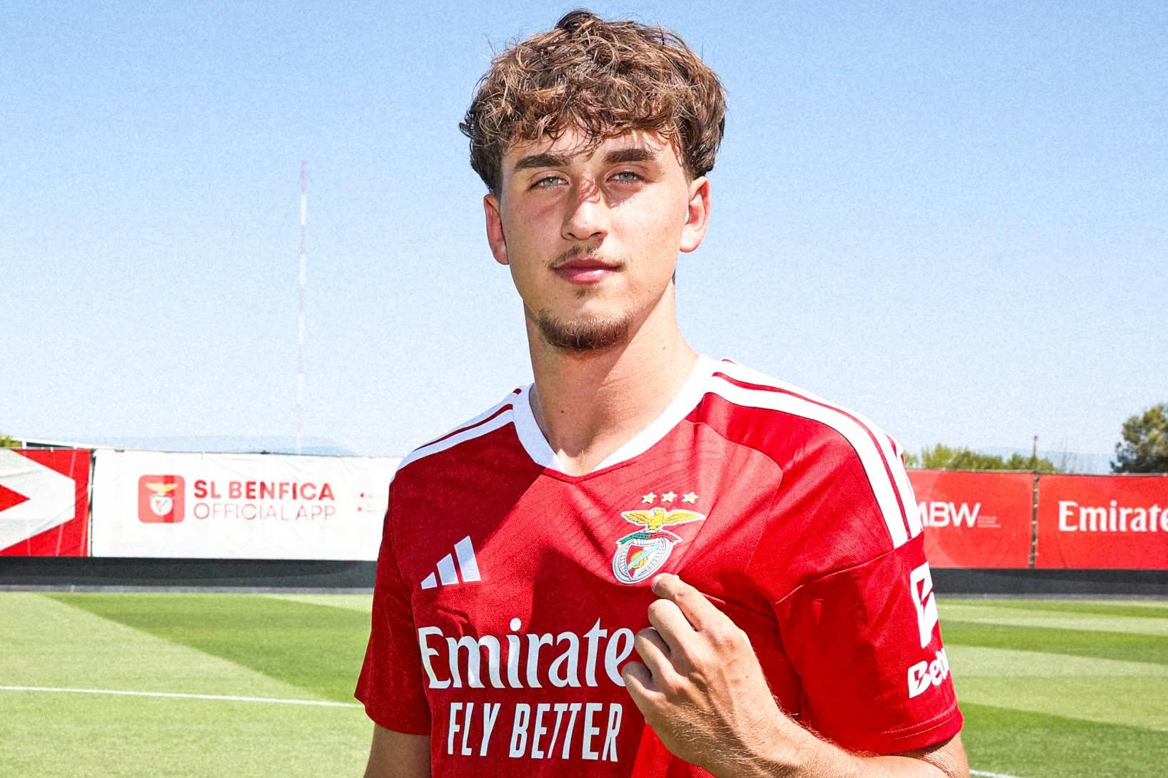 Dinis Telehovschi, médio do Benfica (foto: SL Benfica)