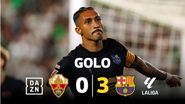 Dois minutos em campo bastaram para Gordon mostrar ao que vem no Barcelona