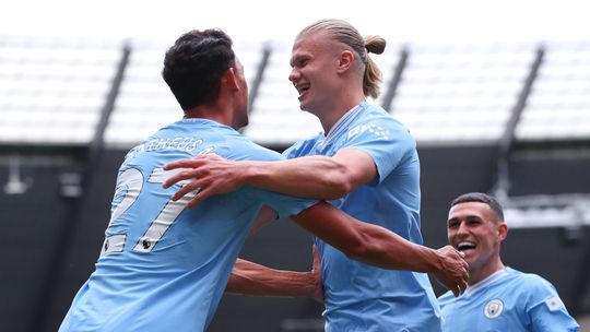 Matheus Nunes assiste no triunfo do Man. City, Pedro Neto assina golaço no empate do Wolves