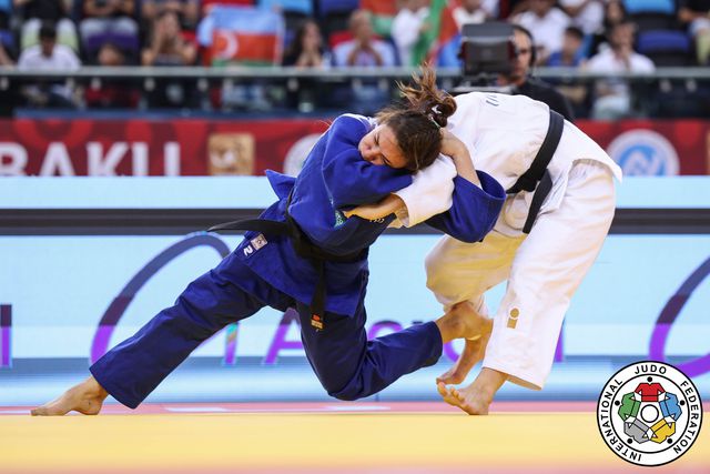 Bárbara Timo e João Fernando em 5.º no Grand Slam de Baku
