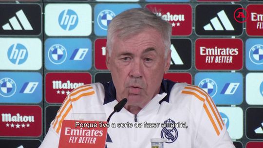 Ancelotti: «É quase um milagre estar 300 jogos no banco do Real Madrid»