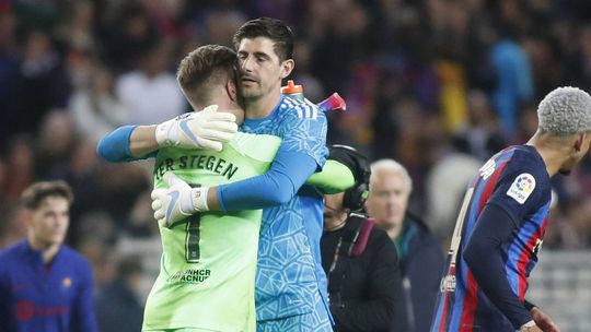 Courtois deixa mensagem a Ter Stegen: «Doeu-me muito ver-te sair assim»