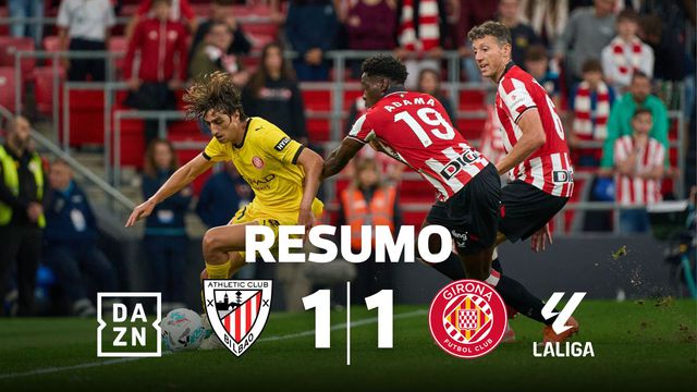 Ath. Bilbao, adversário do Sporting na Champions, volta a perder pontos (resumo)