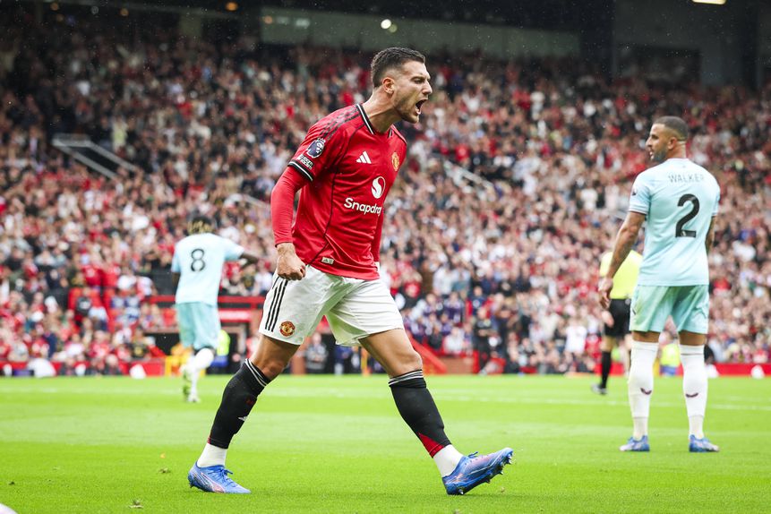 Diogo Dalot, jogador do Manchester United