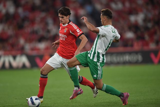 António Silva numa ação ofensiva contra o Rio Ave