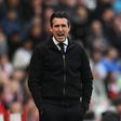 Unai Emery, treinador do Aston Villa