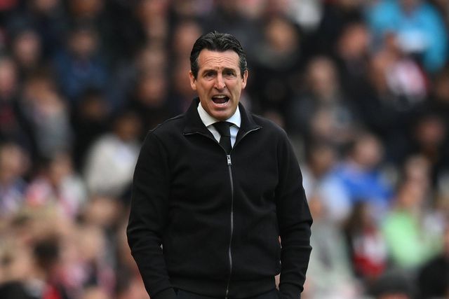 Unai Emery, treinador do Aston Villa