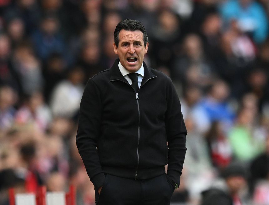 Unai Emery, treinador do Aston Villa