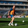 Ronaldo no treino da Seleção (Foto: Portugal/X)