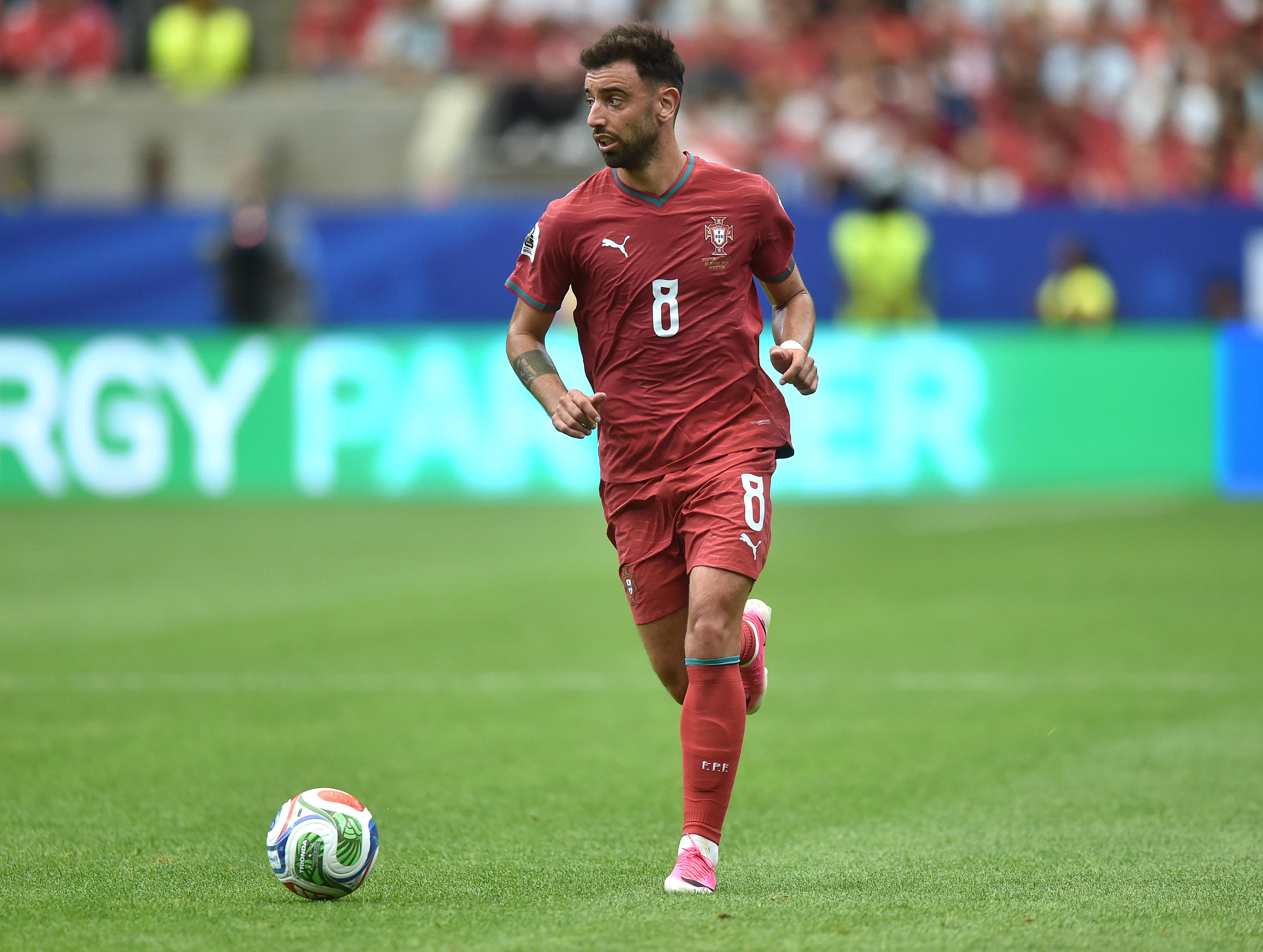 Bruno Fernandes no meio-campo - Foto: A BOLA/Miguel Nunes