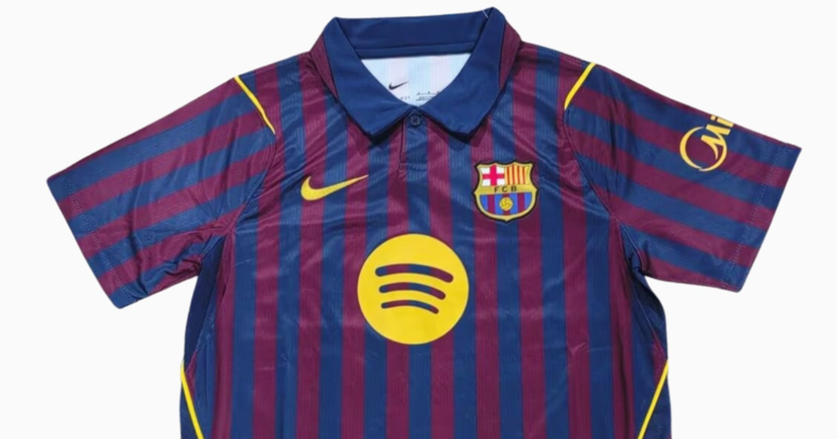 Footy Headlines divulga possível design clássico da camisa principal do Barcelona para a próxima temporada