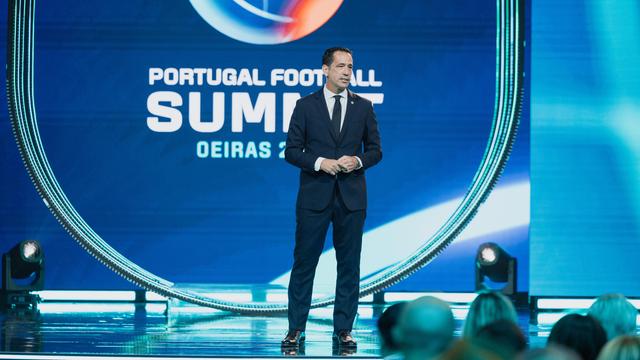 Pedro Proença, presidente da FPF, no Portugal Football Summit - Foto: FPF