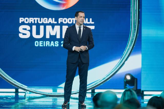 Pedro Proença, presidente da FPF, no Portugal Football Summit - Foto: FPF
