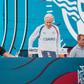Jorge Jesus na conferência de imprensa de ontem, com Cristiano Ronaldo ao lado. Foto FPF