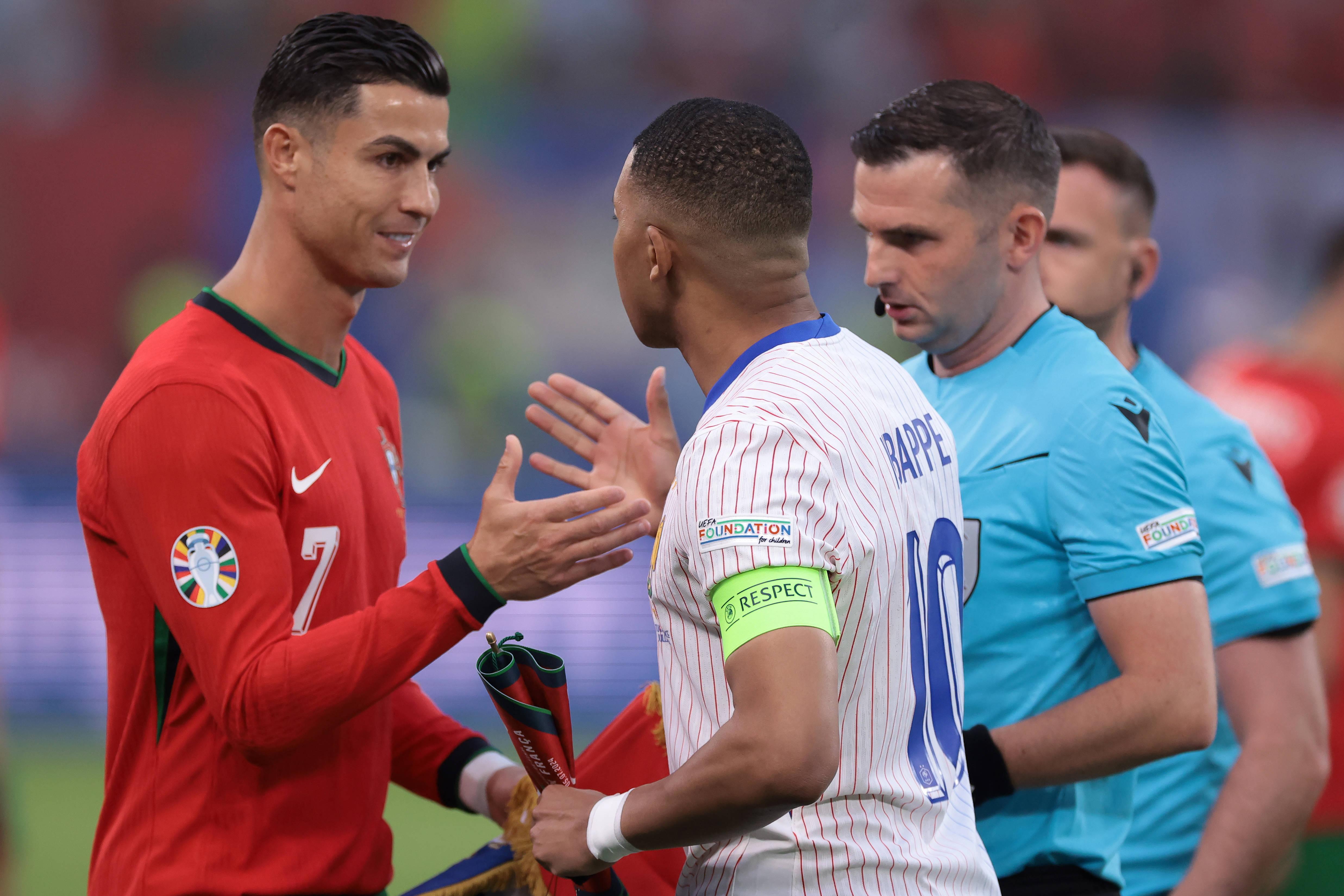 Cristiano Ronaldo e Mbappé