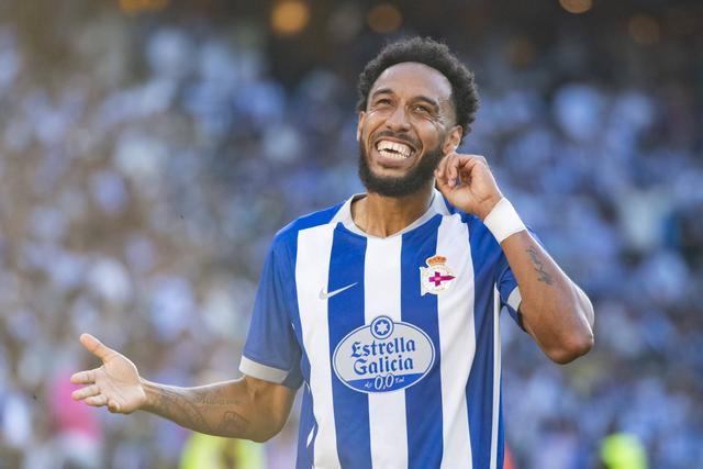 Pierre-Emerick Aubameyang, avançado do Corunha - Foto: IMAGO