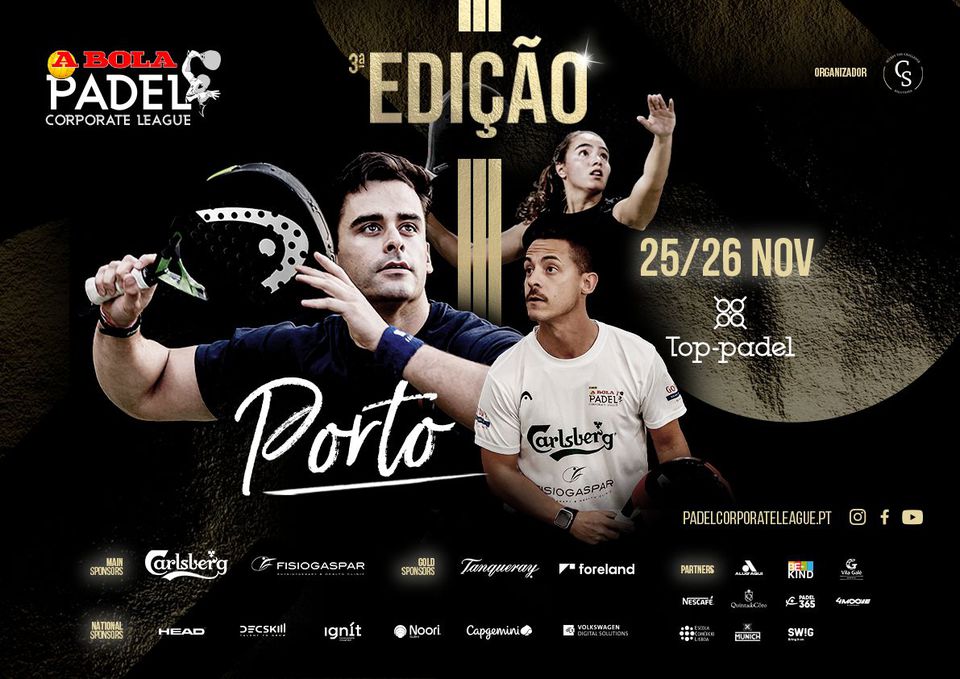 A Bola Padel Corporate League chega ao Porto em Novembro