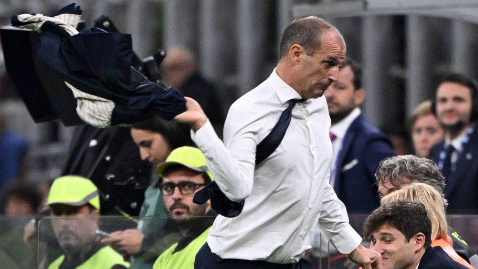 Allegri furioso na vitória contra o Milan (vídeo)