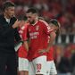Treinador do Benfica explica gesto e revela o que a barba de Kokçu esconde