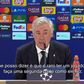 Ancelotti rendido a Vinícius Jr.: «É raro ver uma segunda parte como a dele»
