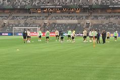 Treino do Vitória de Guimarães na Suécia