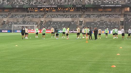 Treino do Vitória de Guimarães na Suécia