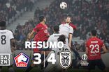 Drama até ao fim em Lille com golos de dois ex-jogadores do Benfica (resumo)