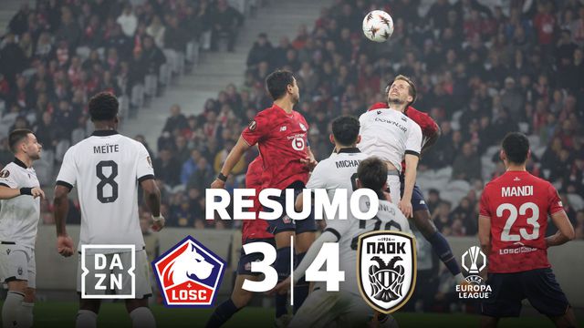 Drama até ao fim em Lille com golos de dois ex-jogadores do Benfica (resumo)