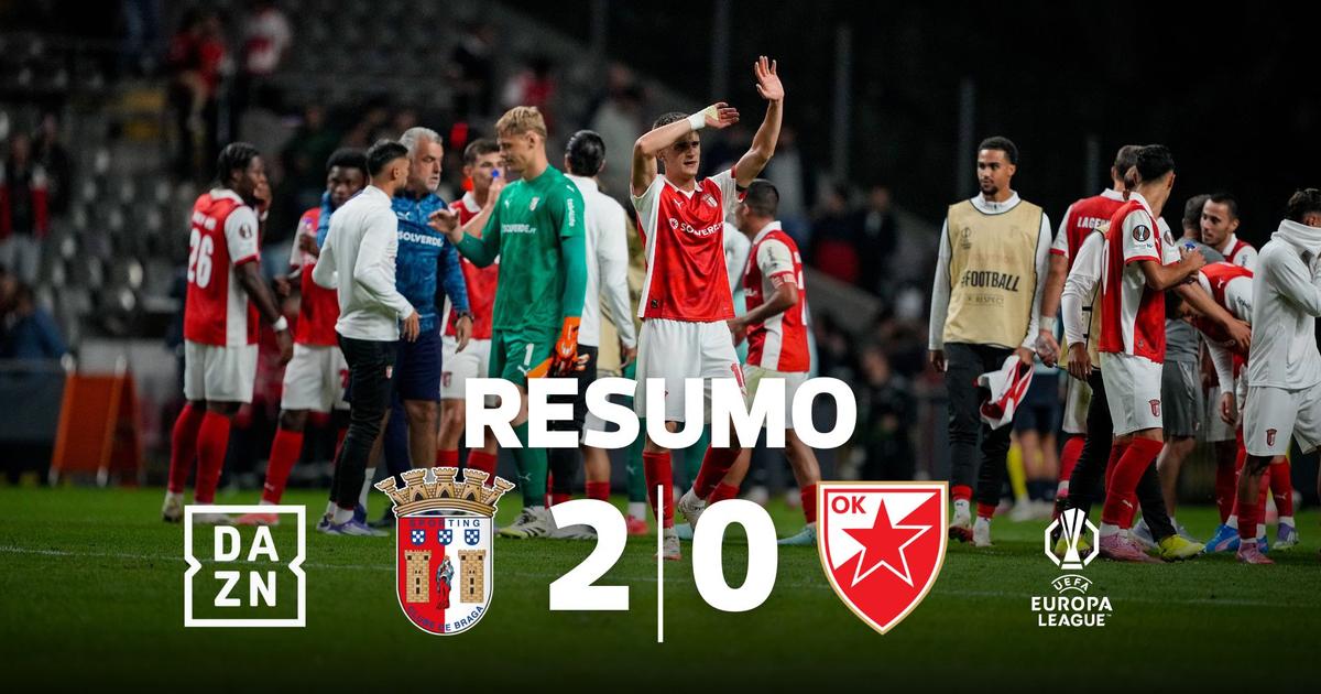 Vermelha é a estrela do SC Braga na Europa (resumo) | A Bola