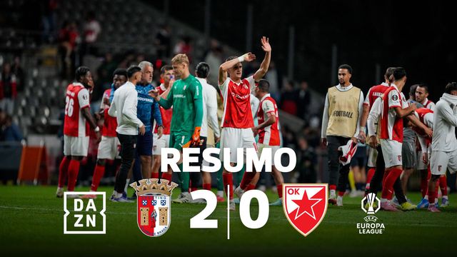 Vermelha é a estrela do SC Braga na Europa (resumo)