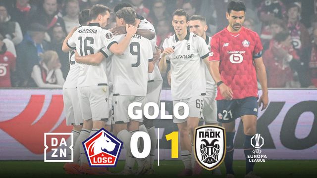 Remate de Meité à entrada da área dá vantagem ao PAOK