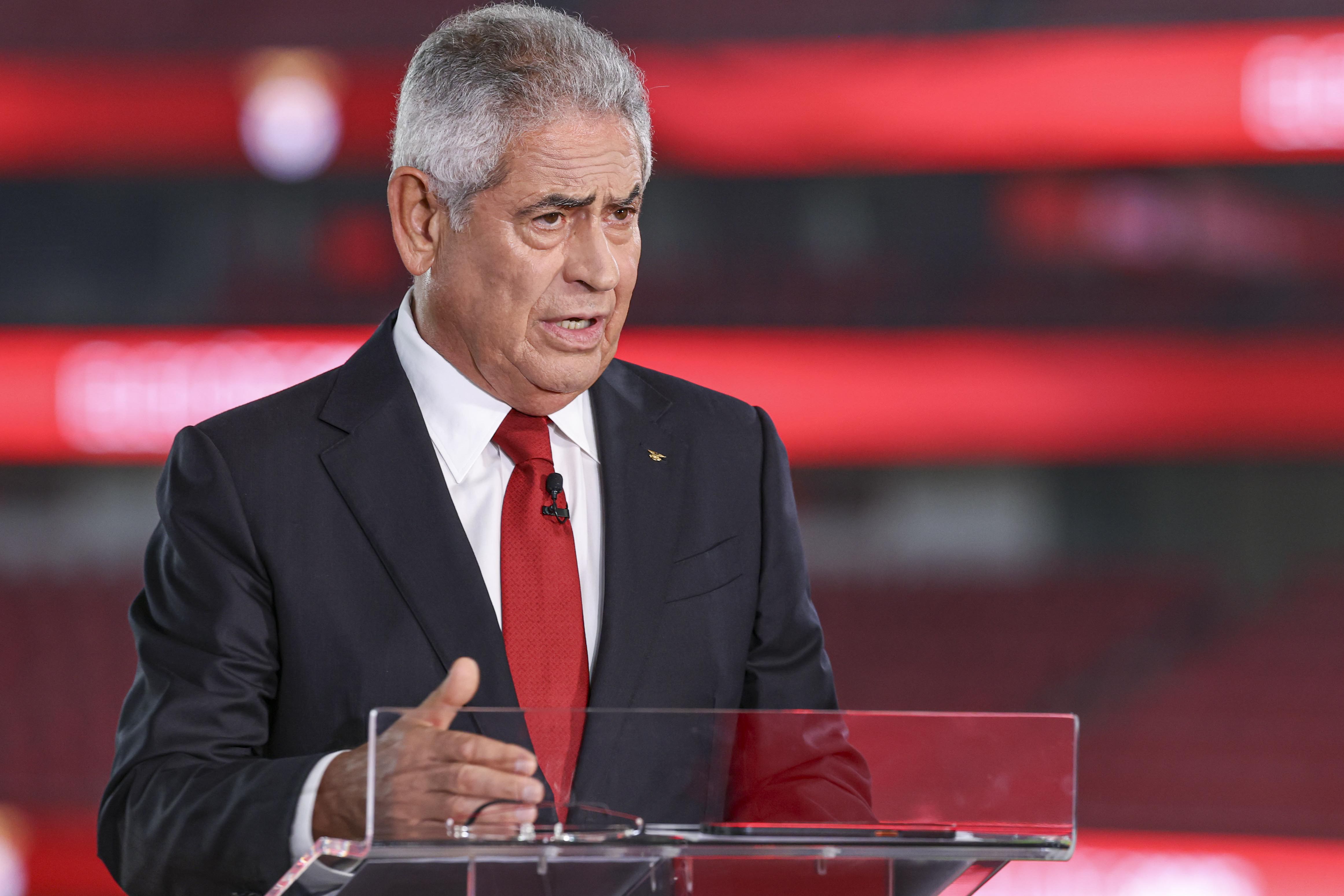 Luís Filipe Vieira no debate - Foto: Benfica/BTV