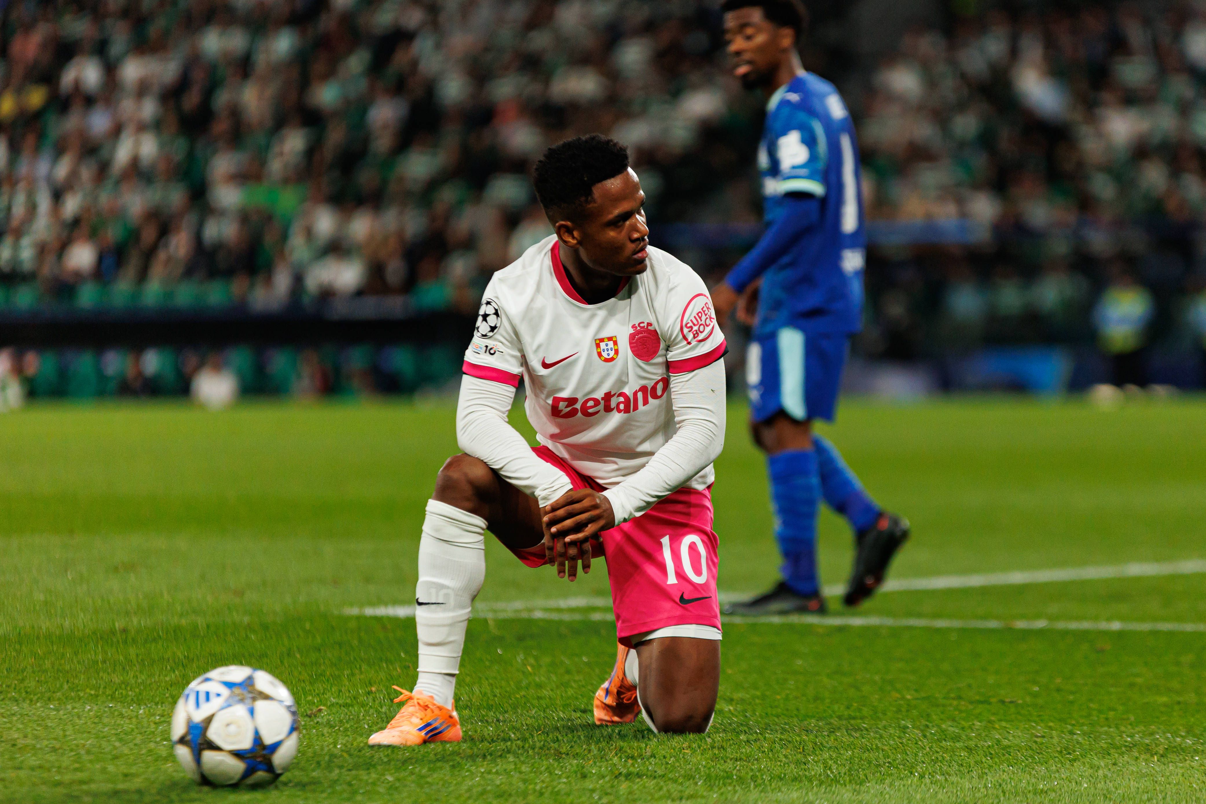 Geny Catamo marcou ao Marselha no jogo 100 pelo Sporting - Foto: IMAGO