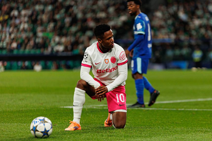 Geny Catamo marcou ao Marselha no jogo 100 pelo Sporting - Foto: IMAGO