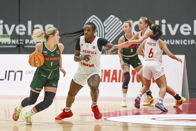 Benfica derrotado pelo Ostrava no prolongamento. Foto: FIBA