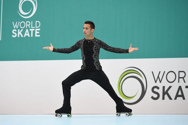 Diogo Craveiro conquistou a medalha de bronze na China. Foto: World Skate Games